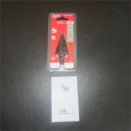 Retail $74.97 Milwaukee 7/8 in. - 1-3/8 in. Step Drill Bit