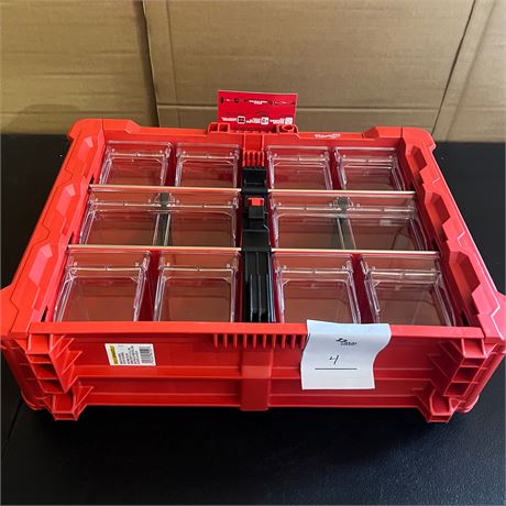 Retail $99.00 Milwaukee PACKOUT Tilt Bin Organizer